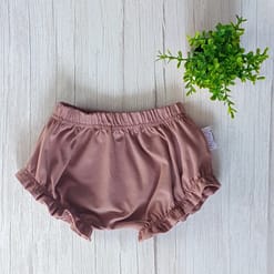 Ruffle Shorties Oud Mauve