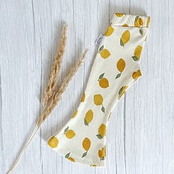 Flared Pants Rib Jersey Citroenen