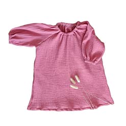 Hydrofiel Jurk Poppy Framboos