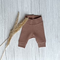 Prematuur Legging Ottoman Rib Oud Mauve