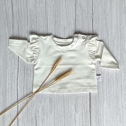 Prematuur Ruffle Longsleeve Ecru