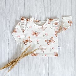 Ruffle Longsleeve Vlinders